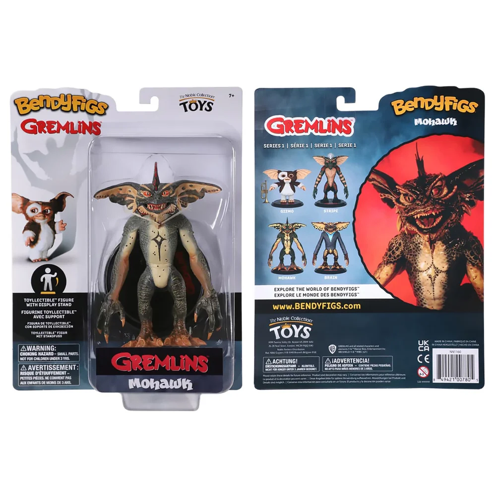 Noble Collection Gremlins Mohawk BendyFig 6 Inch Action Figure Bild 1
