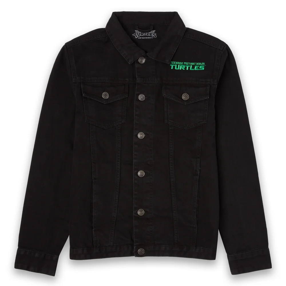 Teenage Mutant Ninja Turtles Collage Denim Jacket - Black - XS Bild 1