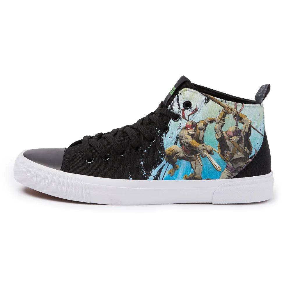 Akedo x TMNT World of TMNT High Top - Black - UK 10 / EU 44.5 / US Men's 10.5 / US Women's 12 Bild 1