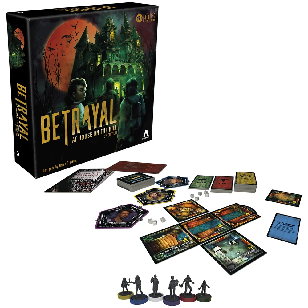 Hasbro Avalon Hill Betrayal at House on the Hill Cooperative Board Game Bild 1