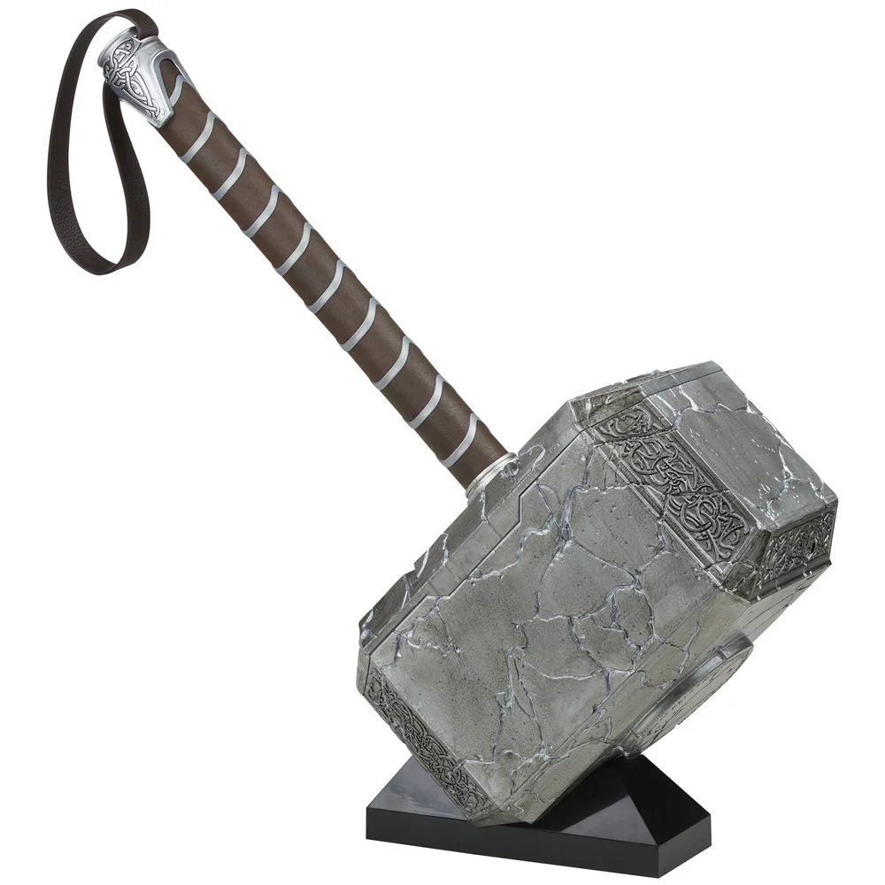 Hasbro Marvel Legends Series Mighty Thor Mjolnir Premium Electronic Roleplay Hammer 1:1 Scale Replica Bild 1