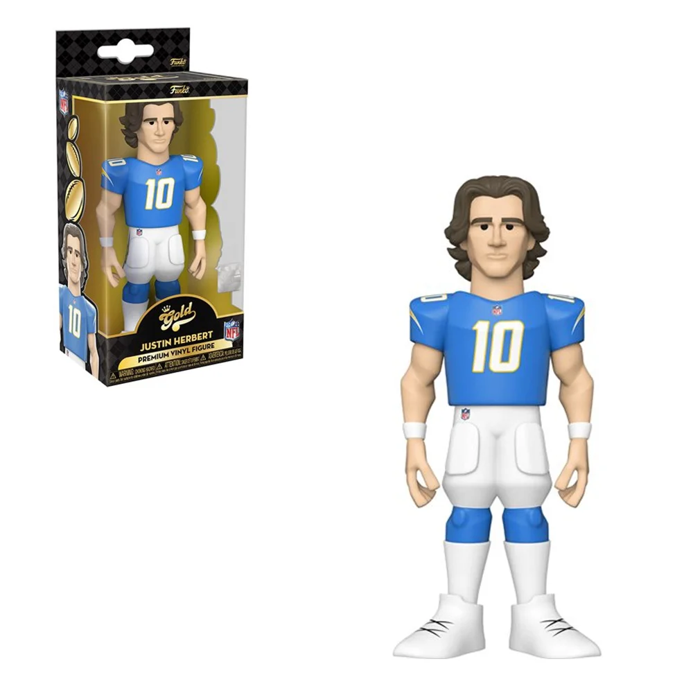 NFL Los Angeles Chargers Justin Herbert 12-Inch Vinyl Gold Bild 1