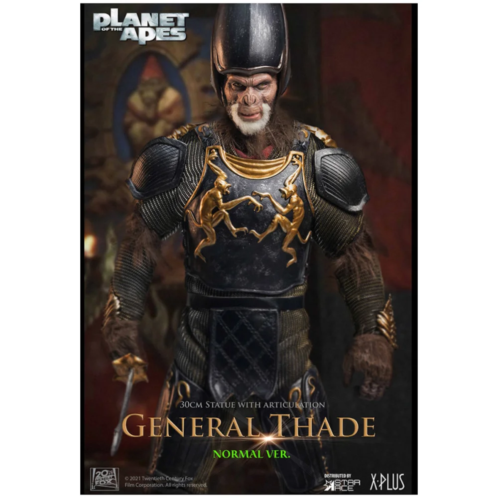 Star Ace Planet Of The Apes (2001) Super Vinyl Statue - General Thade Bild 1