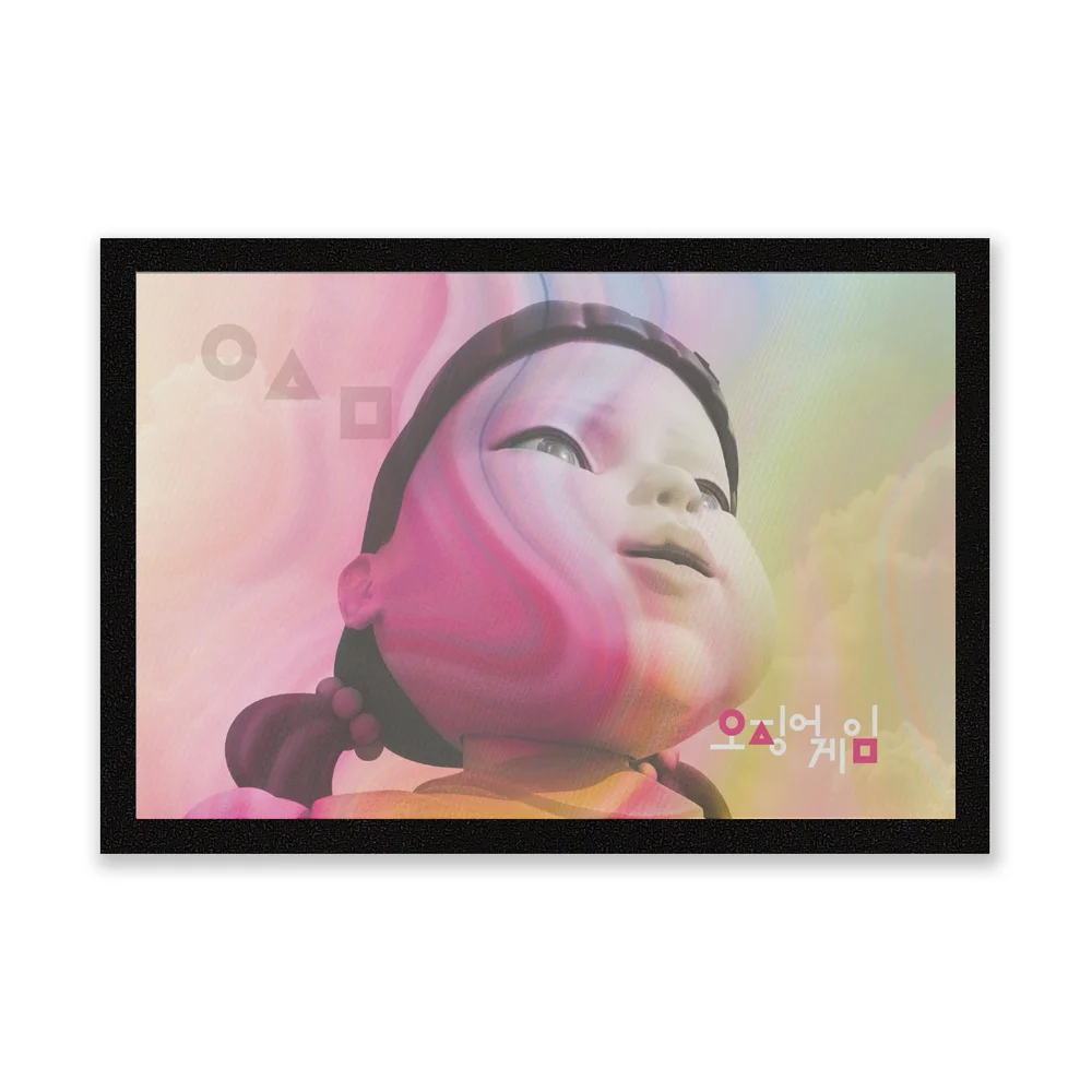 Squid Game Giant Doll Entrance Mat Bild 1
