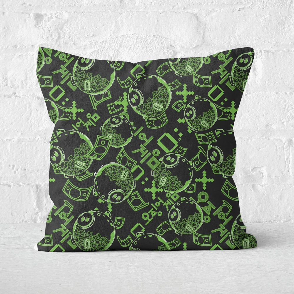 Squid Game Piggy Bank Square Cushion - 40x40cm - Soft Touch Bild 1