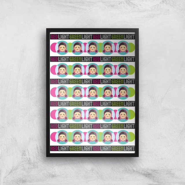 Squid Game Red Light Green Light Giclee Art Print