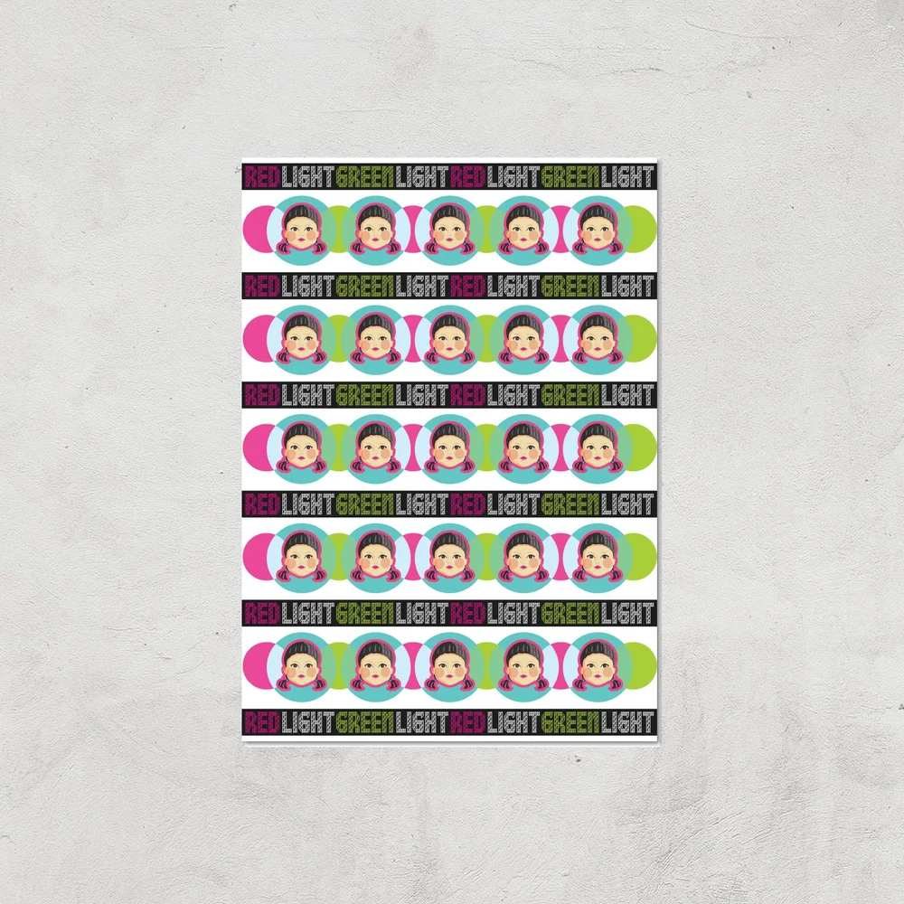 Squid Game Red Light Green Light Giclee Art Print - A4 - Print Only Bild 1