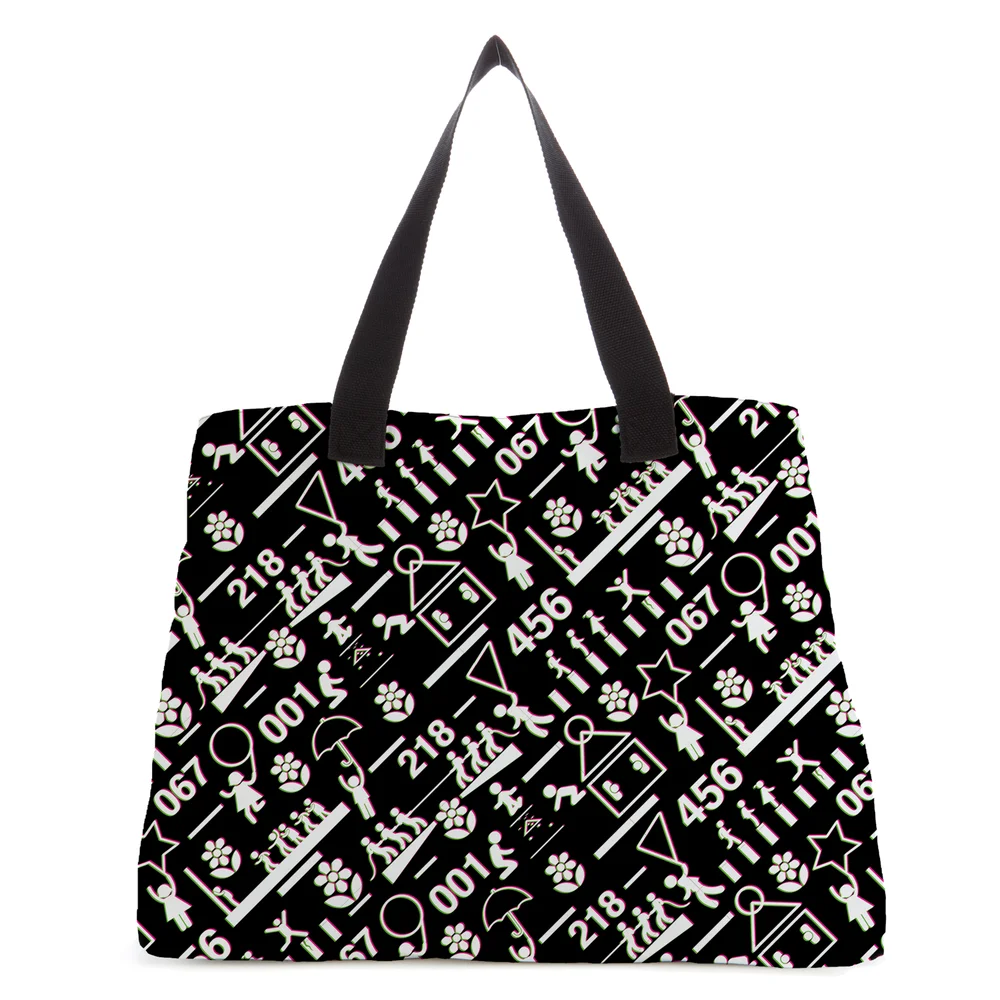 Squid Game Games Glitch Tote Bag Bild 1