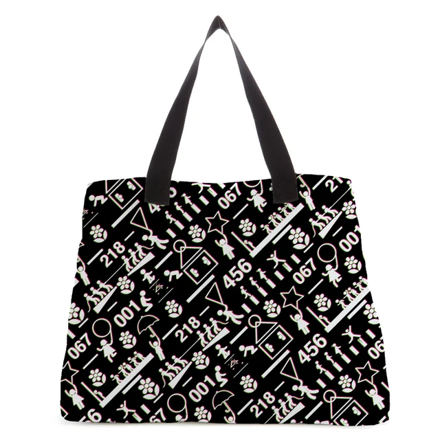 Squid Game Games Glitch Tote Bag