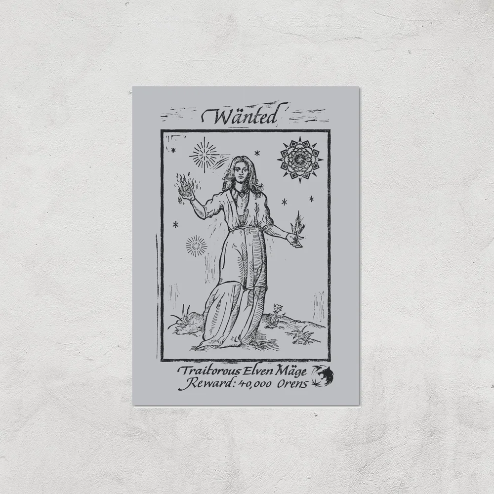 The Witcher The Mage Giclee Art Print - A2 - Print Only Bild 1