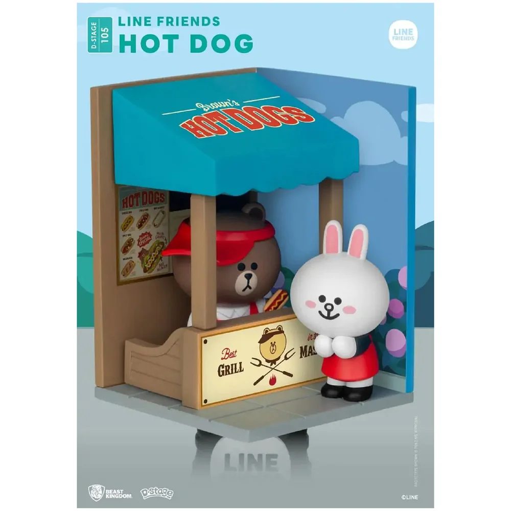 Beast Kingdom Line Friends D-Stage Diorama - Hot Dog Bild 1