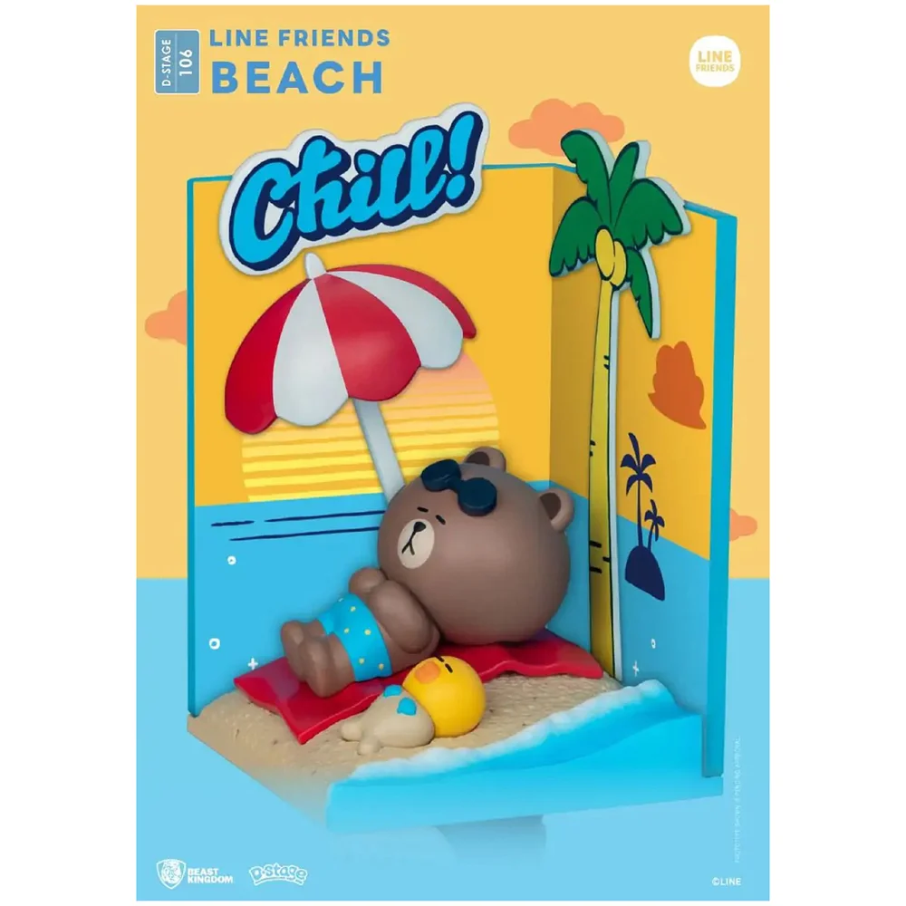 Beast Kingdom Line Friends D-Stage Diorama - Beach Bild 1