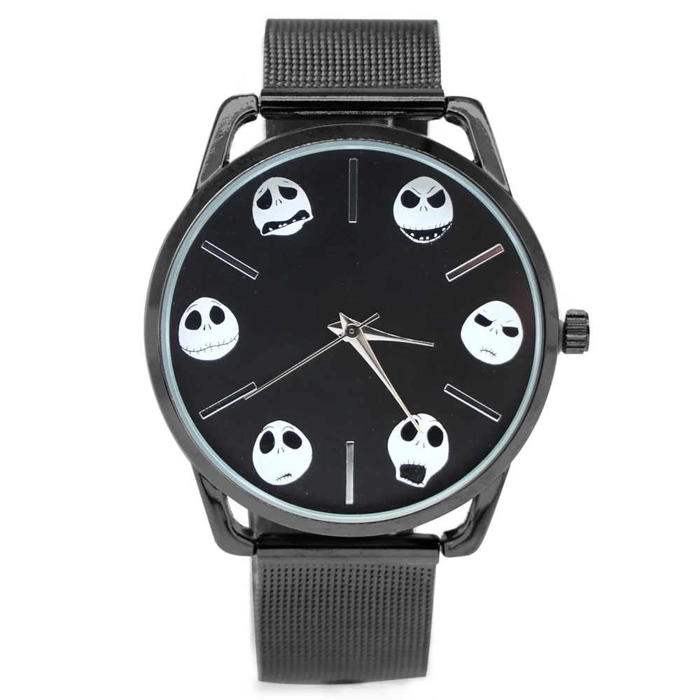 The Nightmare Before Christmas Jack Skellington Black Mesh Watch Bild 1