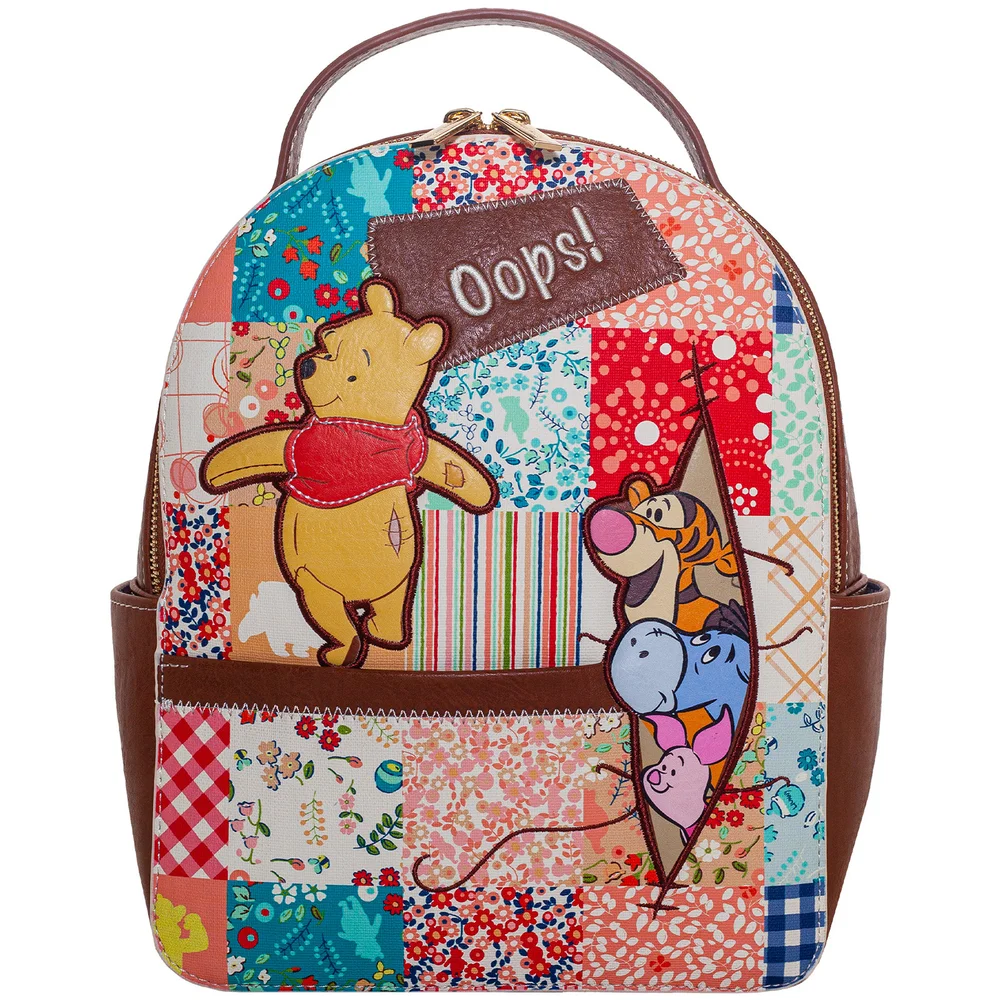 Danielle Nicole Winnie The Pooh Patchwork Mini Backpack Bild 1