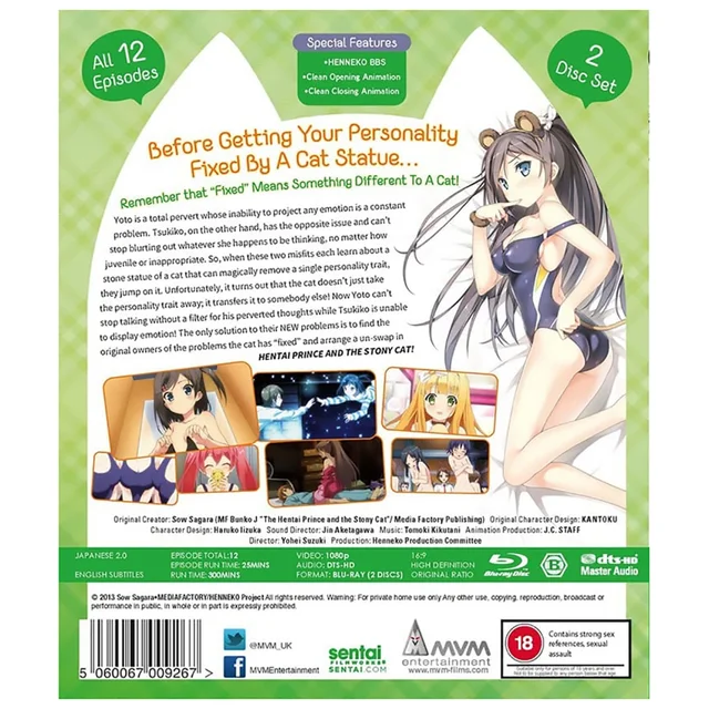 Hentai Prince and The Stoney Cat Collection BLU-RAY