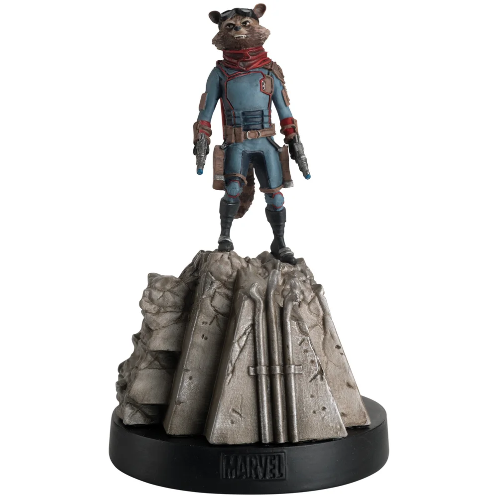 Eaglemoss Rocket Racoon Figurine with Magazine Bild 1