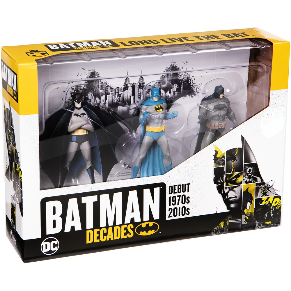 Eaglemoss Batman Decades Figurine Box Set (Debut 1970s 2010s) Bild 1