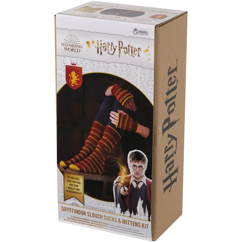 Eaglemoss Gryffindor Mittens & Slouch Socks Knit Kit Bild 1