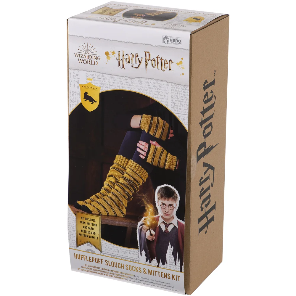 Eaglemoss Hufflepuff Mittens & Slouch Socks Knit Kit Bild 1