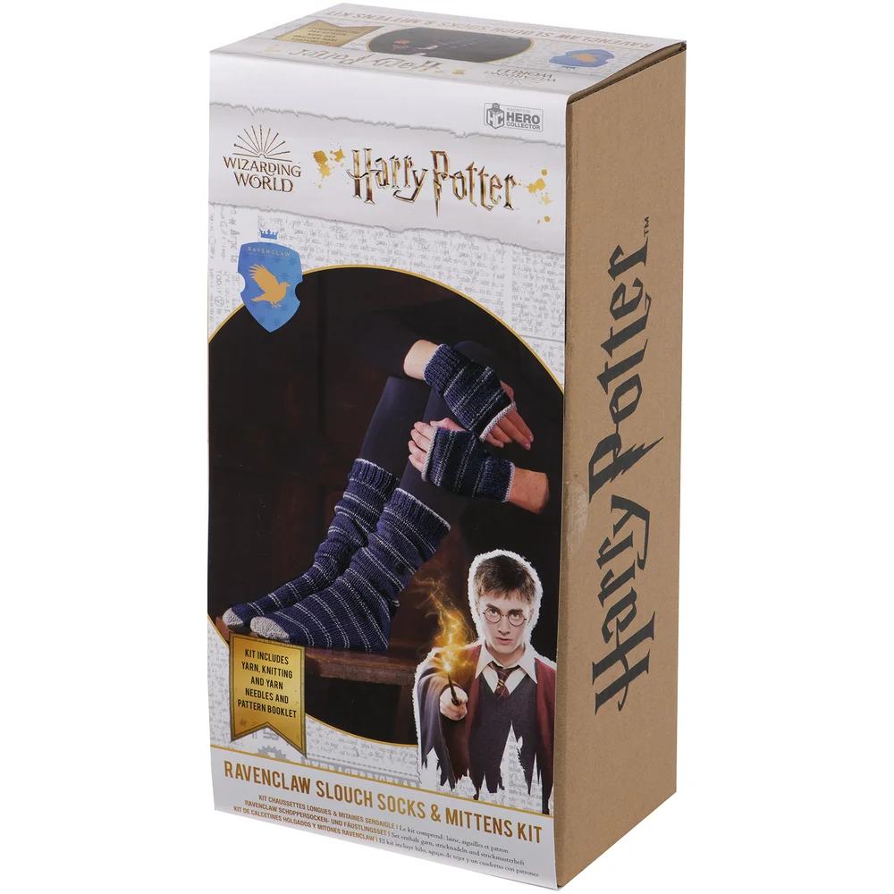 Eaglemoss Ravenclaw Mittens & Slouch Socks Knit Kit Bild 1