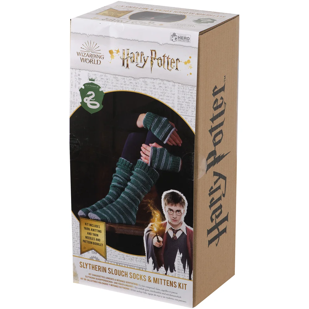 Eaglemoss Slytherin Mittens & Slouch Socks Knit Kit Bild 1