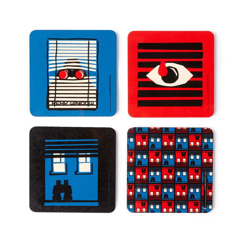 Hitchcock Rear Window Coaster Set Bild 1
