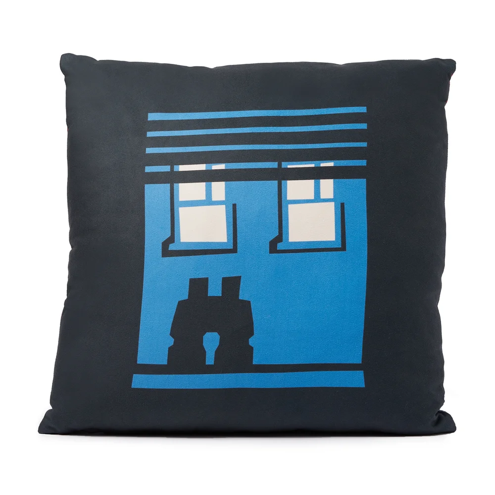 Hitchcock Rear Window Silhouette Square Cushion - 40x40cm - Soft Touch Bild 1