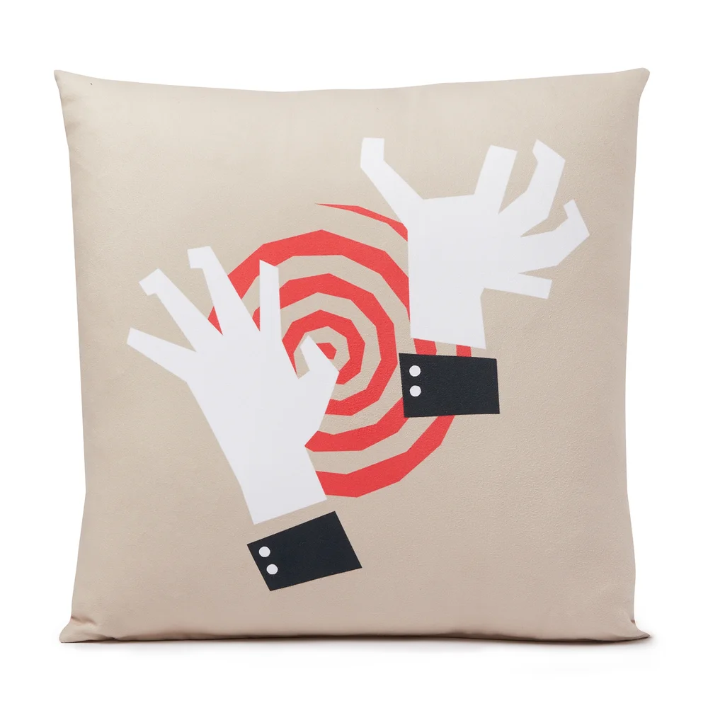 Hitchcock Vertigo Eyes Square Cushion - 40x40cm - Soft Touch Bild 1