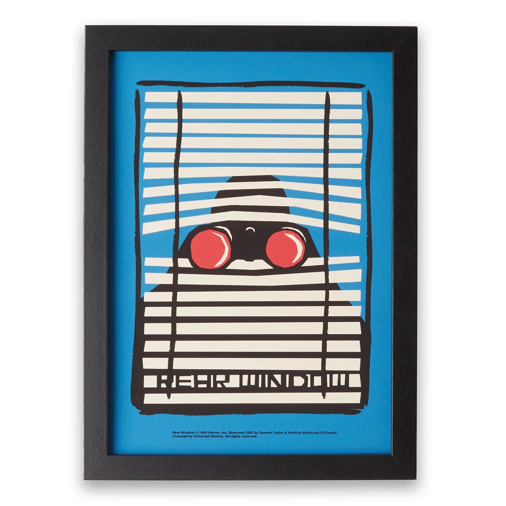 Hitchcock Rear Window Focused Giclee Art Print - A4 - Print Only Bild 1