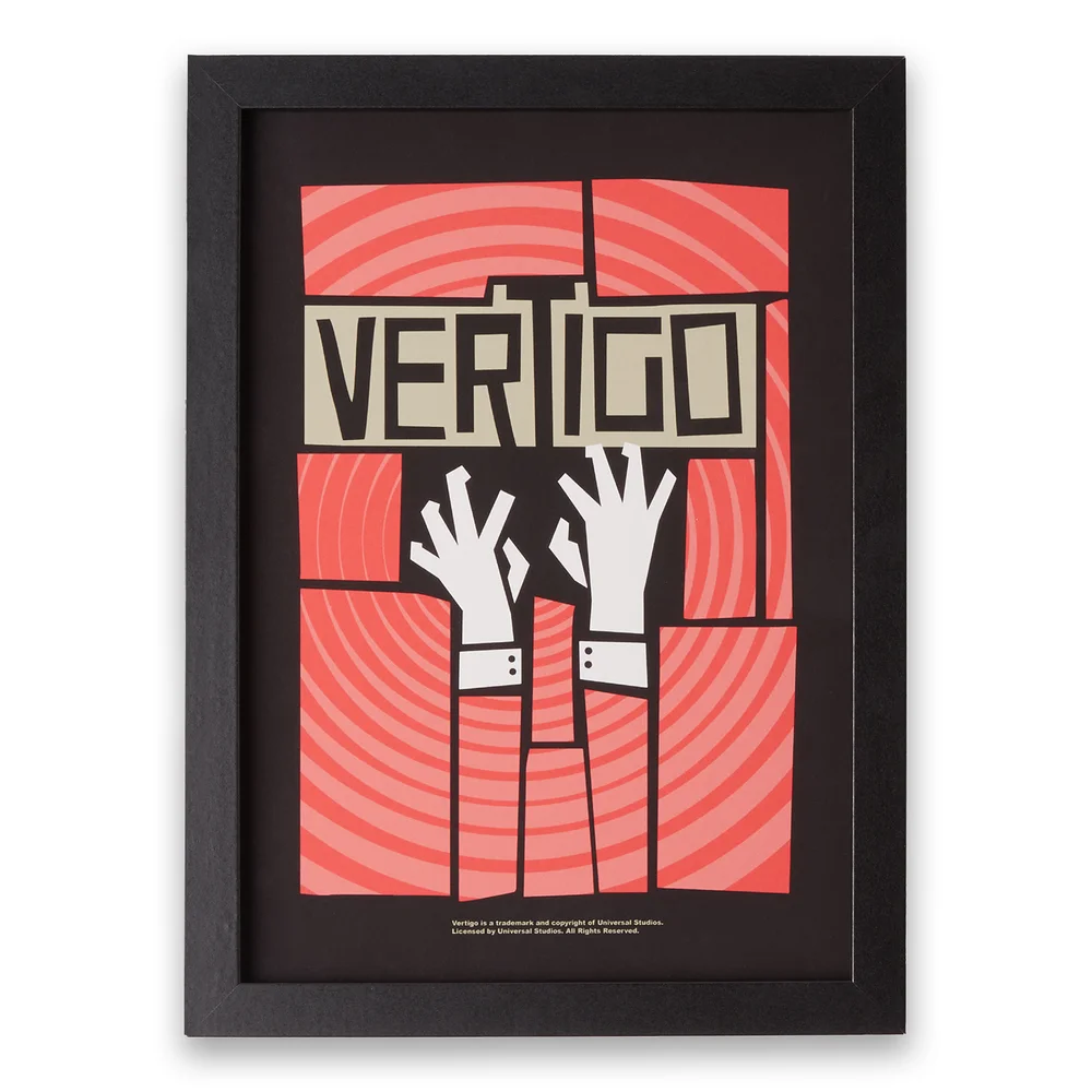 Hitchcock Vertigo Giclee Art Print - A4 - Print Only Bild 1