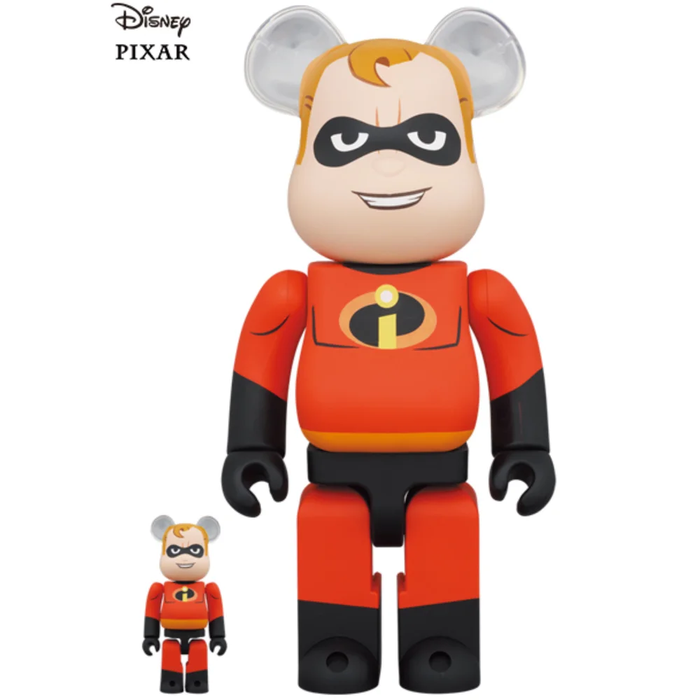 Medicom The Incredibles 100% & 400% Be@rbrick 2-Pack - Mr. Incredible Bild 1