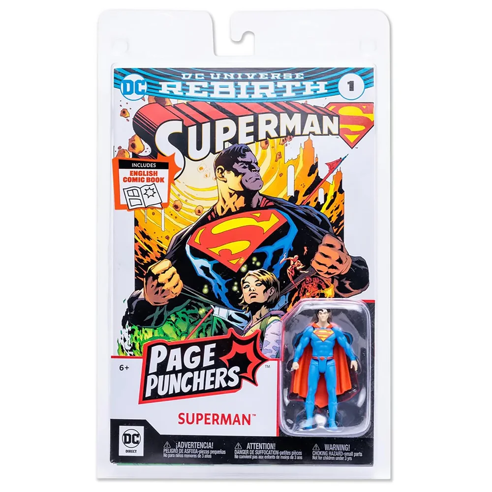 DC Direct: Page Punchers - Rebirth Comic and Superman 3 Inch Action Figure Bild 1