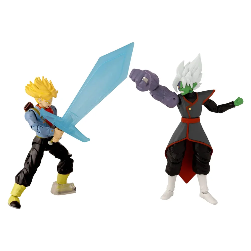 Bandai Dragon Stars Battle Pack 2 Pack Super Saiyan Future Trunks & Zamasu Action Figures Bild 1