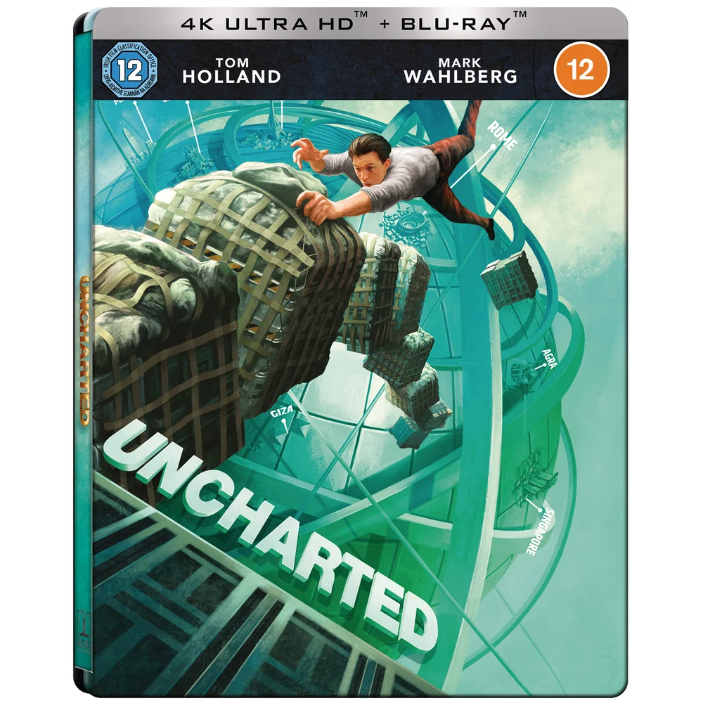 Uncharted - Zavvi Exclusive 4K Ultra HD Steelbook (Includes Blu-ray) Bild 1