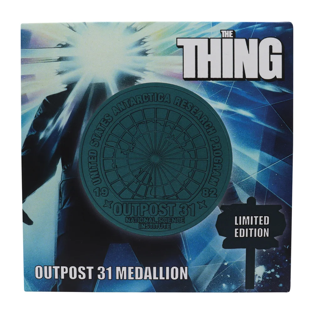 Fanattik The Thing 40th Anniversary Ice Blue Limited Edition Medallion Bild 1