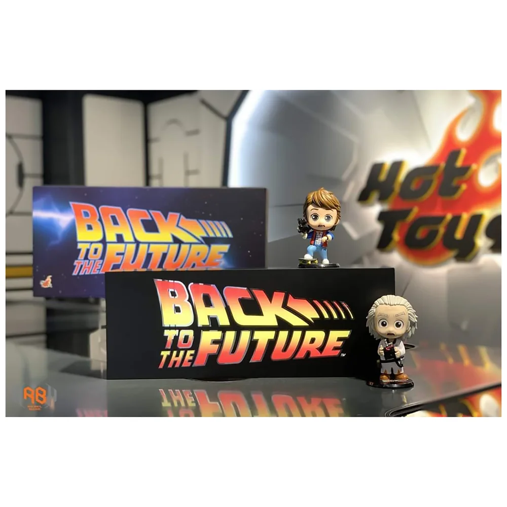 Hot Toys Back to the Future Logo Lightbox Bild 1