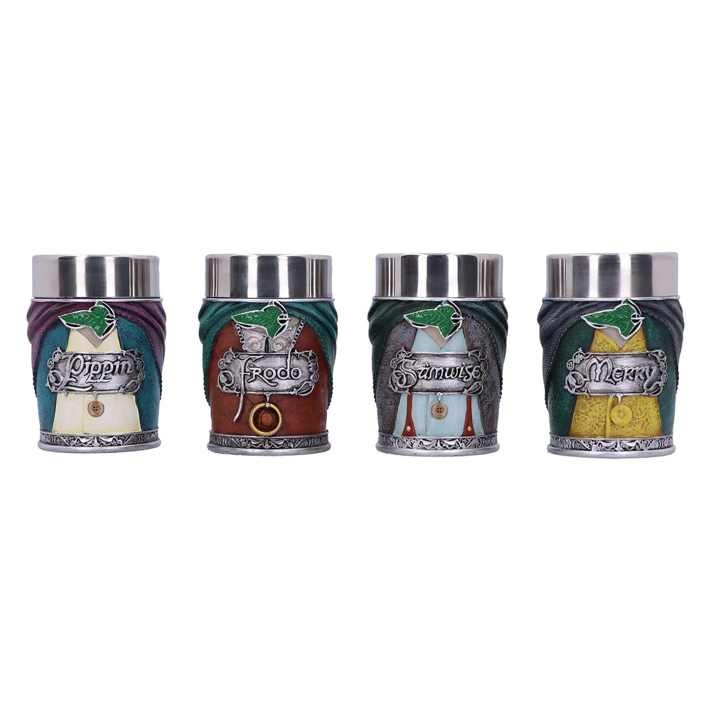 Lord of the Rings Collectible Hobbit Shot Glasses (Set of 4) Bild 1