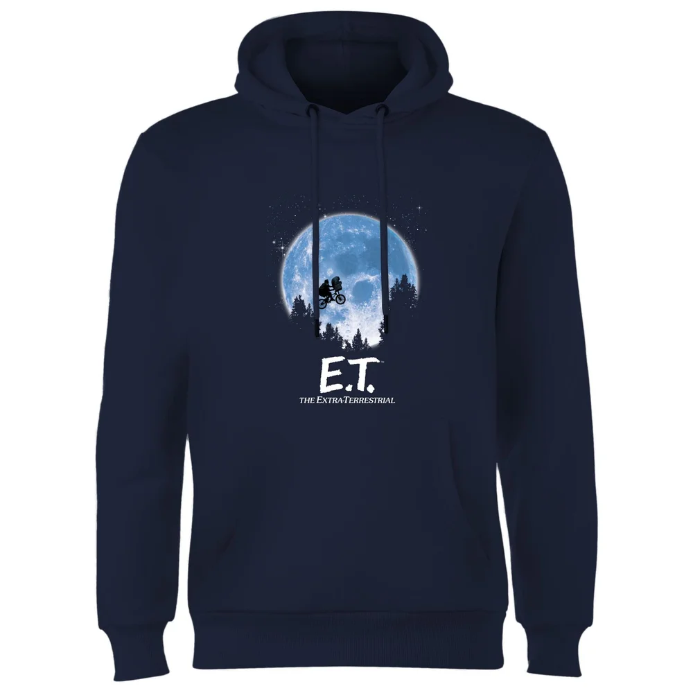 E.T. the Extra-Terrestrial Moon Silhouette Hoodie - Navy - S Bild 1
