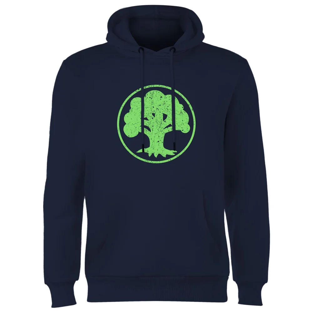 Magic the Gathering Mana Green Hoodie - Navy - S Bild 1
