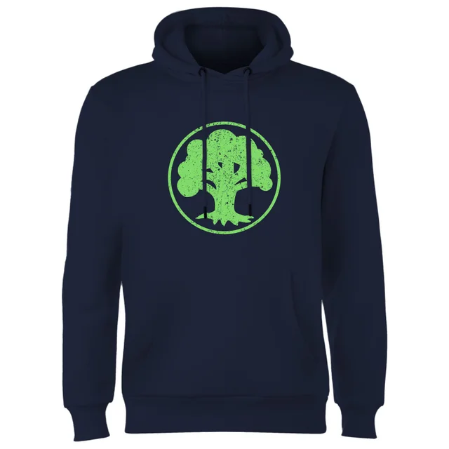 Magic the Gathering Mana Green Hoodie - Navy