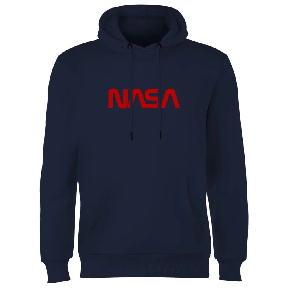 NASA Worm Logotype Hoodie - Navy - S Bild 1