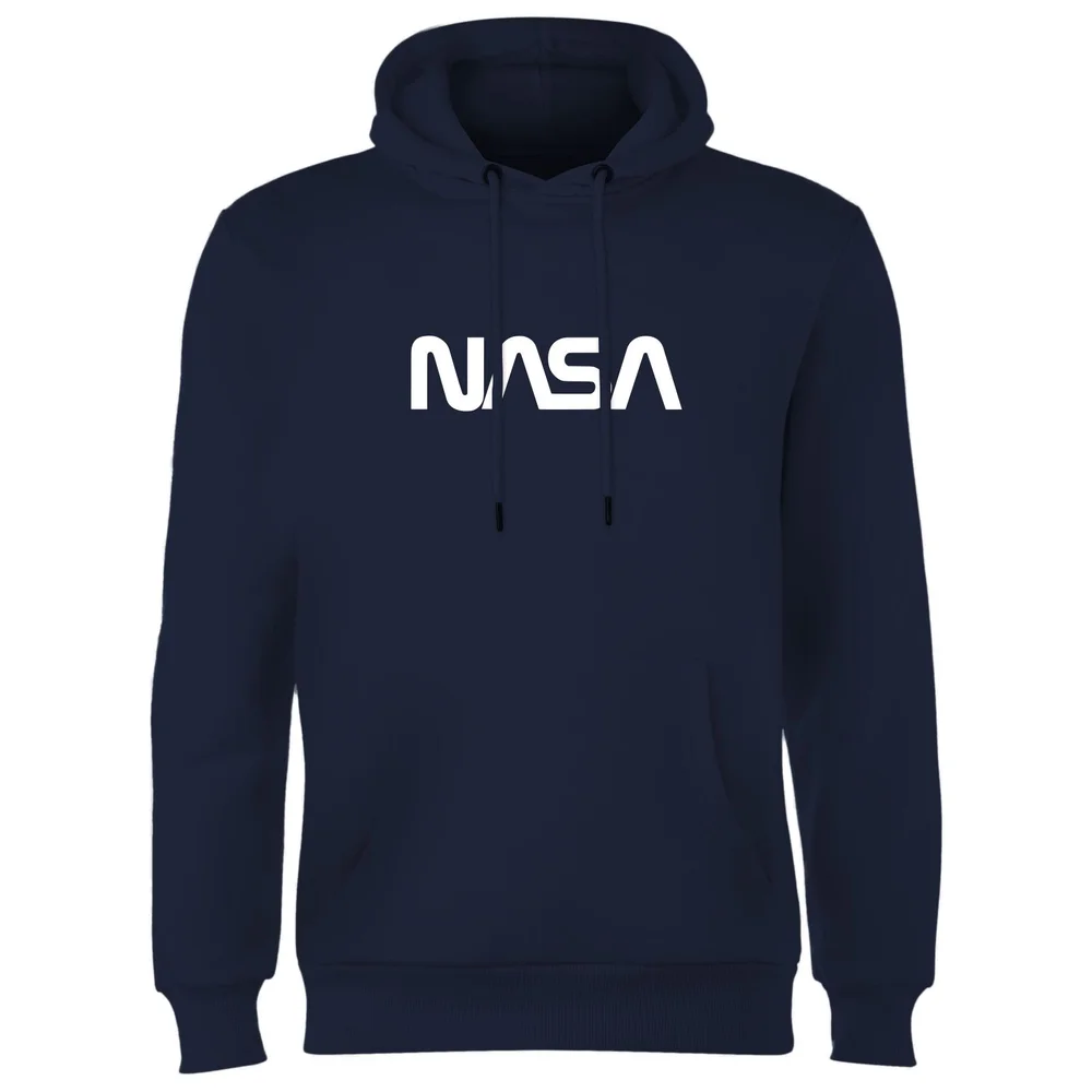 NASA Worm Logotype Hoodie - Navy - S Bild 1