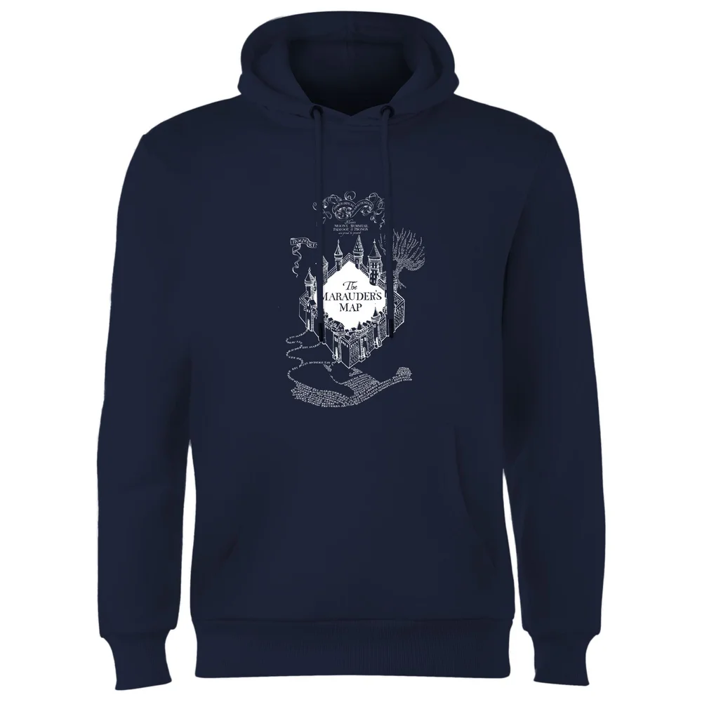 Harry Potter The Marauder's Map Hoodie - Navy - S Bild 1