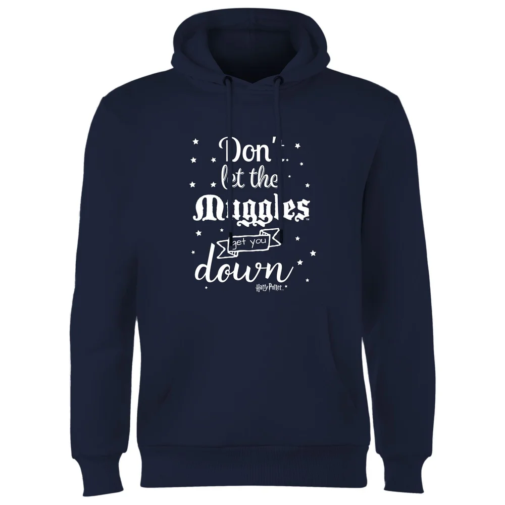 Harry Potter Don't Let The Muggles Get You Down Hoodie - Navy - S Bild 1