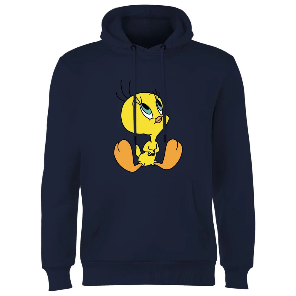 Looney Tunes Tweety Sitting Hoodie - Navy - S Bild 1