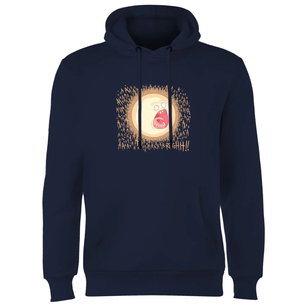 Rick and Morty Screaming Sun Hoodie - Navy - S Bild 1