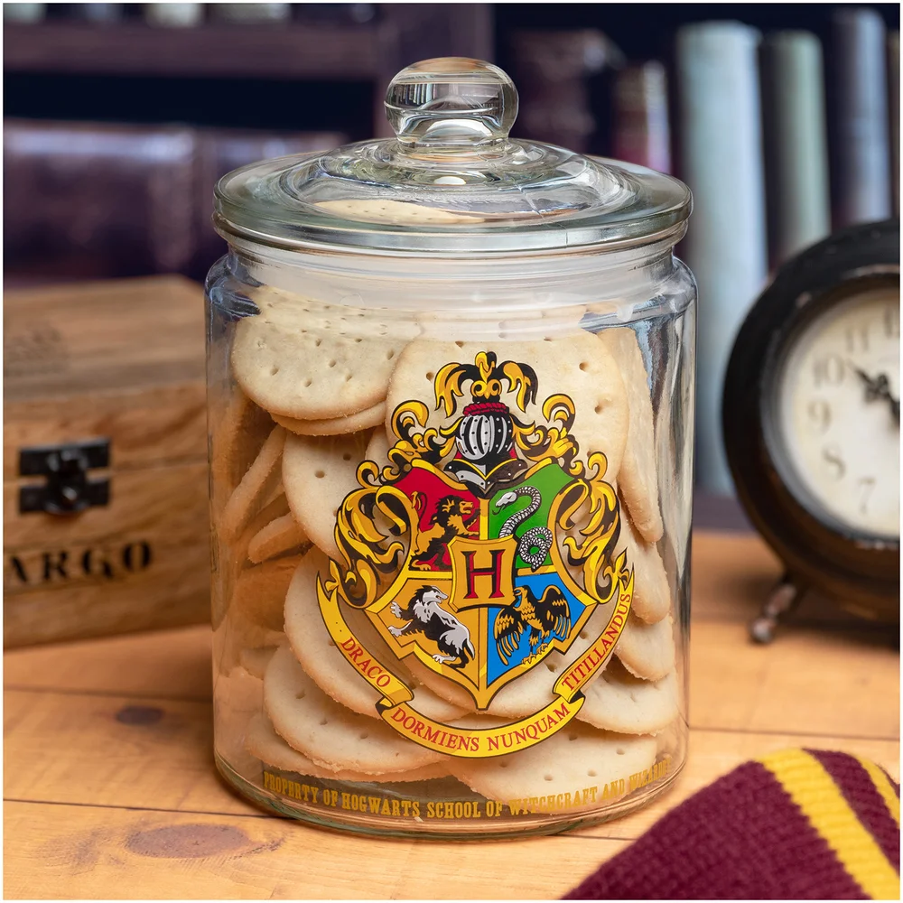 Harry Potter Hogwarts Glass Cookie Jar Bild 1
