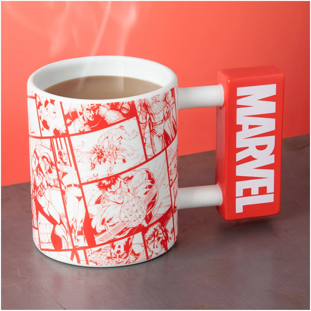 Marvel Logo Shaped Mug Bild 1