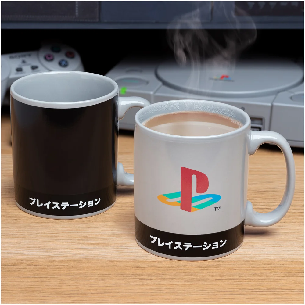 Playstation Heritage XL Heat Change Mug Bild 1
