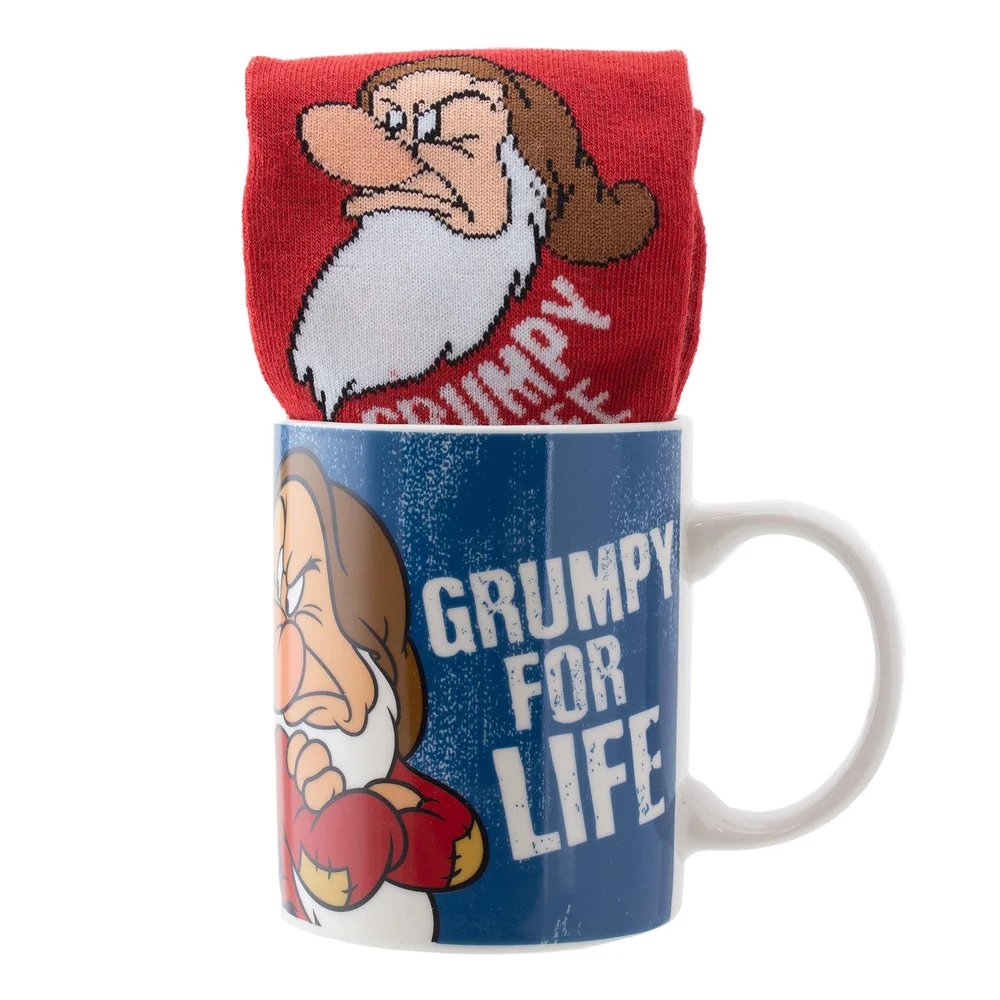 Disney Snow White - Grumpy Mug and Socks Bild 1